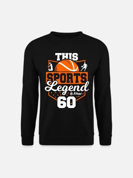 Diese Sport-legende Ist Jetzt 60, - Unisex Pullover - Schwarz