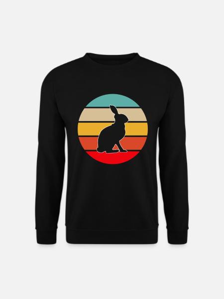 Rabbit Retro - Unisex Sweatshirt - black