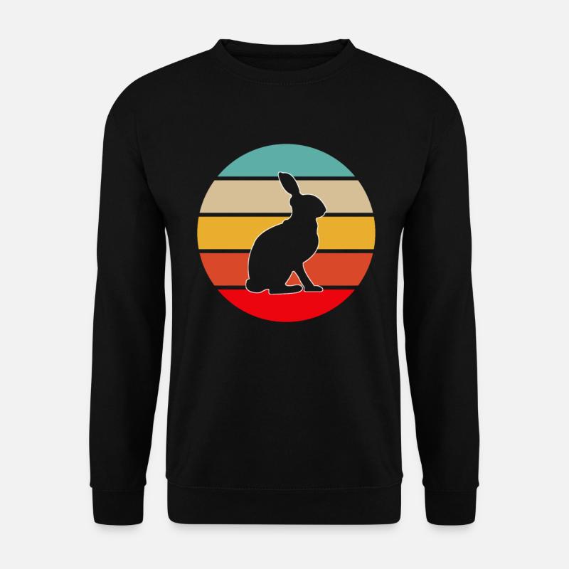 Rabbit Retro - Unisex Sweatshirt - black
