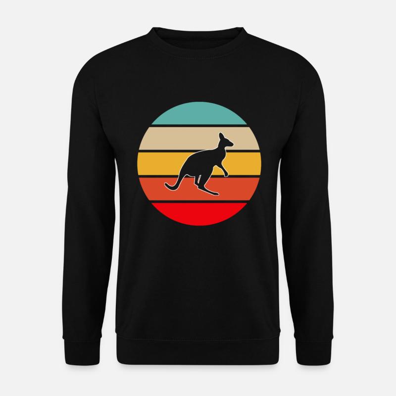 Kangaroo Retro - Unisex Sweatshirt - black