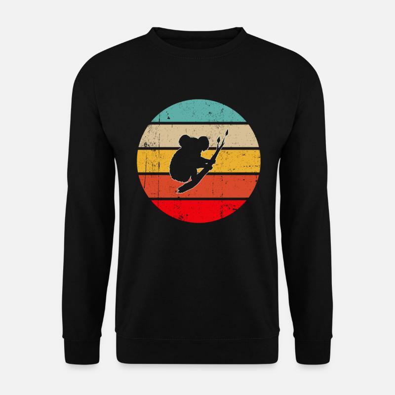 Koala Retro - Unisex Sweatshirt - black