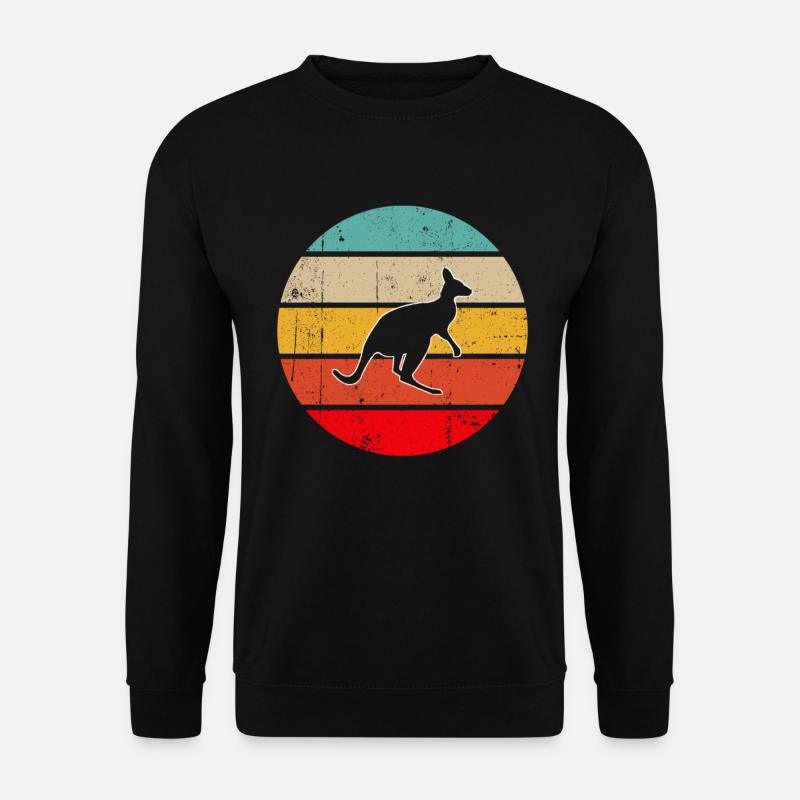 Kangaroo Retro - Unisex Sweatshirt - black