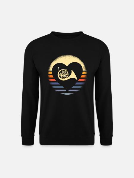 Français musiciens de cor - Sweat-shirt Unisexe - noir