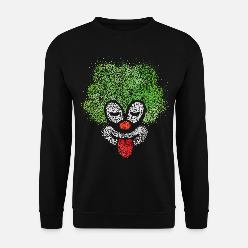 Clown Karneval Konfetti Fastelovend Viva Colonia - Unisex Pullover - Schwarz