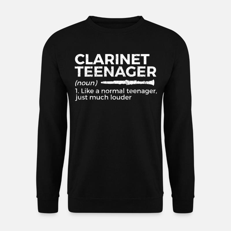 Clarinet musician - Unisex Sweatshirt - black