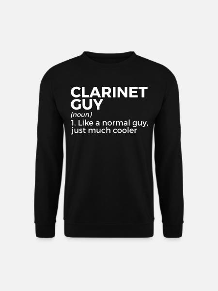 Musicien clarinette - Sweat-shirt Unisexe - noir