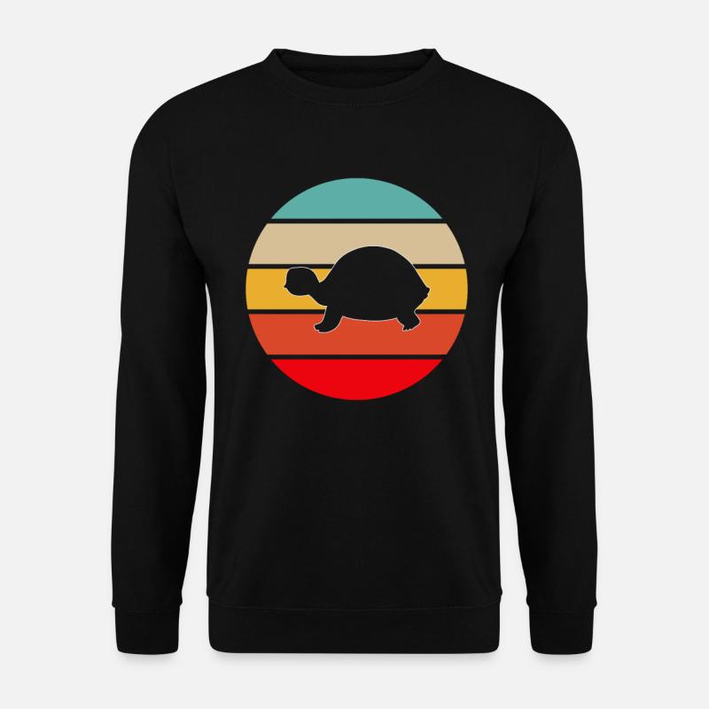 Turtle Retro - Unisex Sweatshirt - black