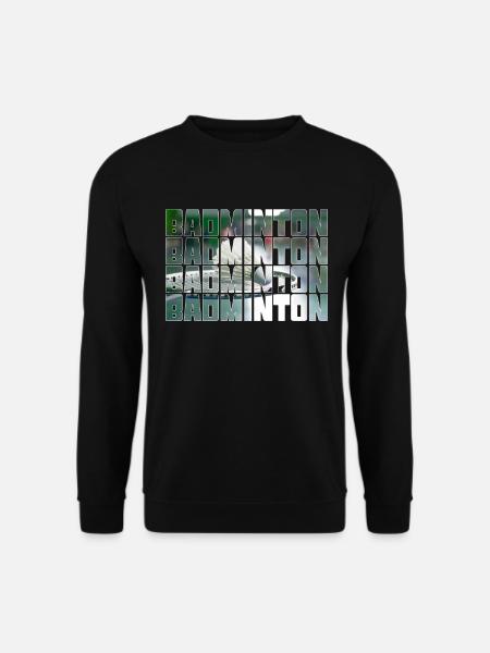 Badminton - Unisex Pullover - Schwarz