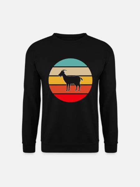 Goat Retro - Unisex Sweatshirt - black