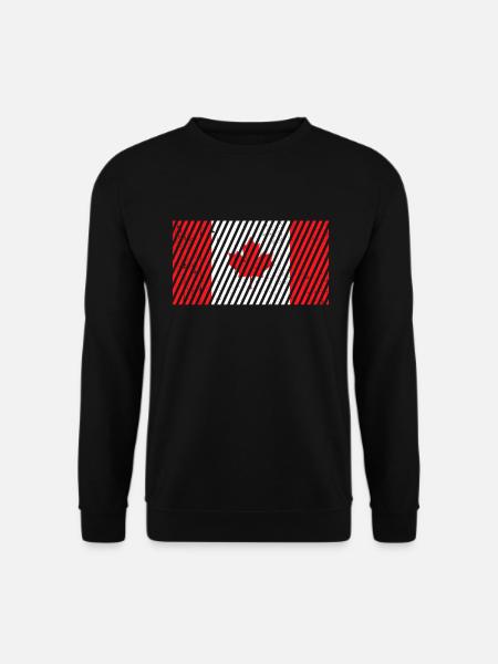 Canada Flag - Unisex Sweatshirt - black