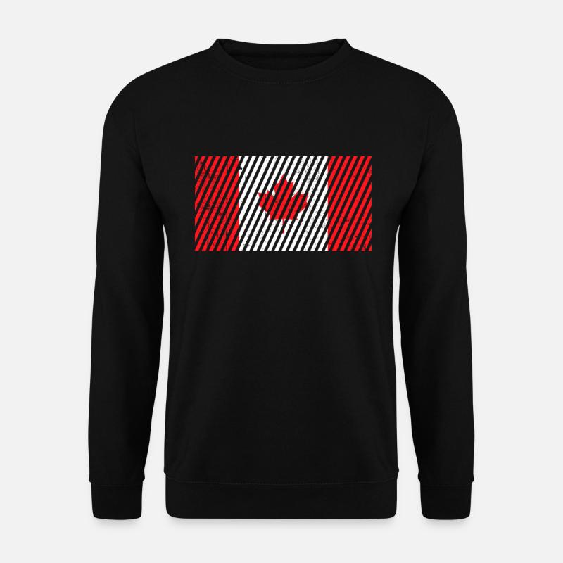 Canada Flag - Unisex Sweatshirt - black