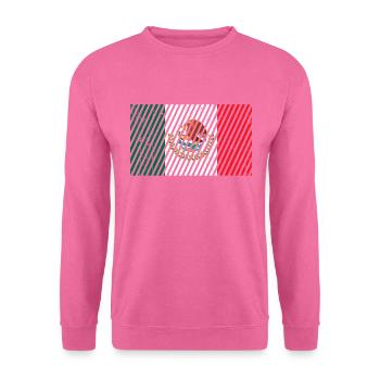 Drapeau du Mexique - Sweat-shirt Unisexe - rose - Devant