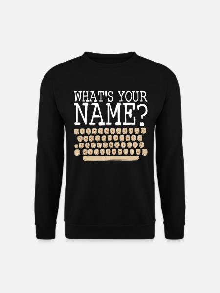 Author Schreiber - Unisex Sweatshirt - black