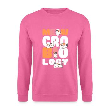Meowcrobiology Katzenflüsterer - Unisex Pullover - Pink - Vorne