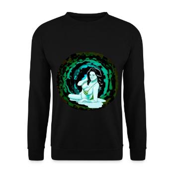 Dream Woman Fantasy Men Sexy Girl Girl - Unisex Sweatshirt - black - Front - Alina (178cm) & Michal (187cm)