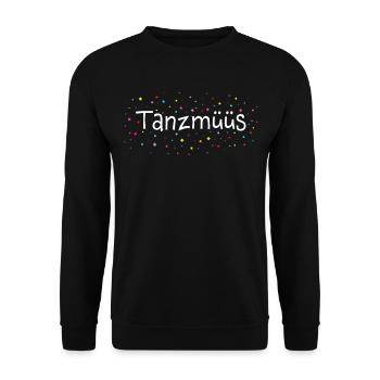 Kölner Karneval Fasching Konfetti Tanzmaus Köln - Unisex Pullover - Schwarz - Vorne - Alina (178cm) & Michal (187cm)