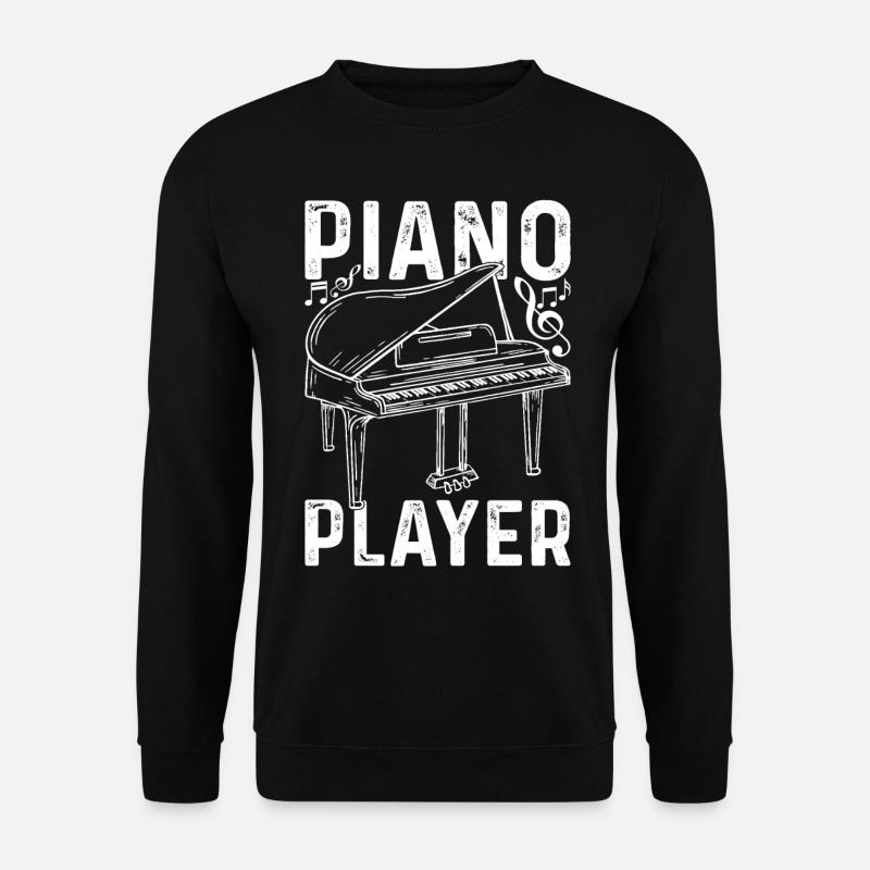 Piano Player - Unisex Sweatshirt - black