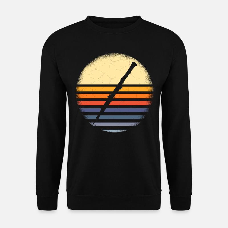 Oboe Musiker - Unisex Pullover - Schwarz