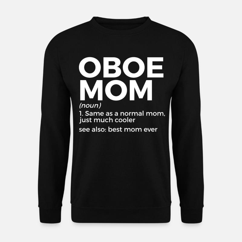 Oboe Musiker - Unisex Pullover - Schwarz