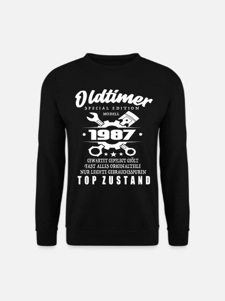 Oldtimer Special Edition Modell 1987 - Unisex Pullover - Schwarz