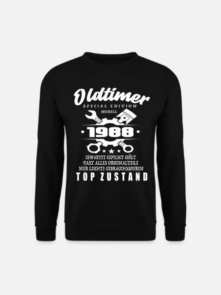 Oldtimer Special Edition Modell 1988 - Unisex Pullover - Schwarz