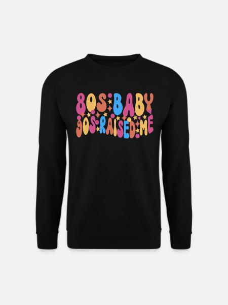 90s 90s 90s Party - Unisex Sweatshirt - black