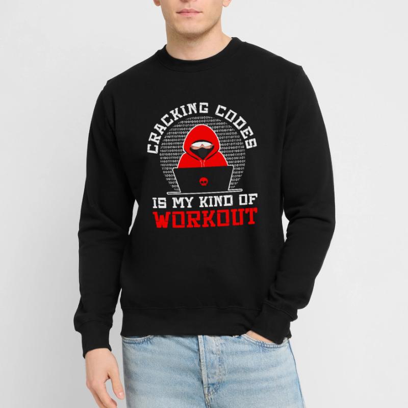 Cybersecurity Professional Hacker Cracking Codes Unisex Sweatshirt