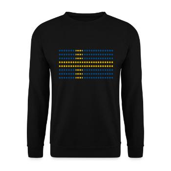 Drapeau suédois - Sweat-shirt Unisexe - noir - Devant - Alina (178cm) & Michal (187cm)