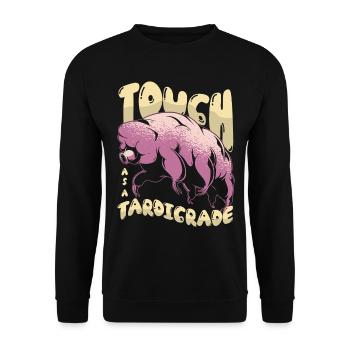 Hart Wie Bärtierchen Wissenschaftsliebhaber - Unisex Pullover - Schwarz - Vorne - Alina (178cm) & Michal (187cm)