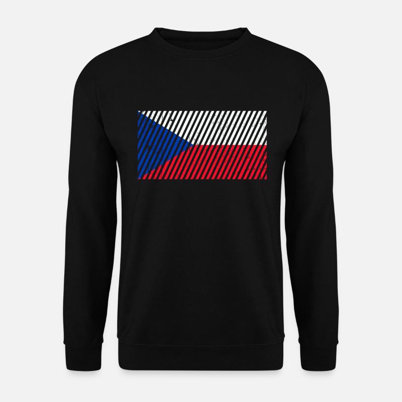 Czech Republic Flag - Unisex Sweatshirt - black
