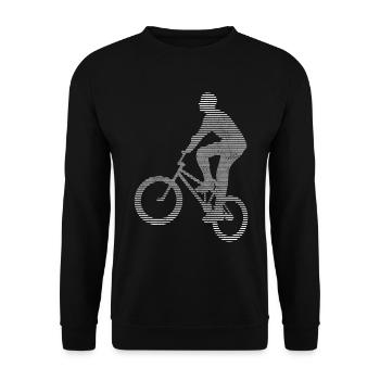 BMX - Unisex Pullover - Schwarz - Vorne - Alina (178cm) & Michal (187cm)