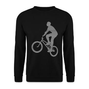BMX - Unisex Pullover - Schwarz - Vorne - Alina (178cm) & Michal (187cm)