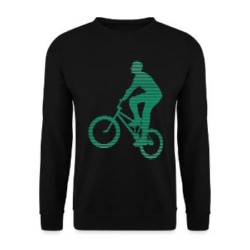 BMX - Unisex Pullover - Schwarz - Vorne - Alina (178cm) & Michal (187cm)