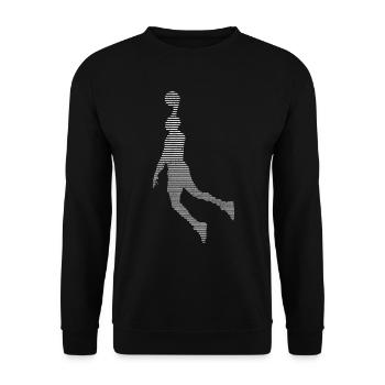 Basket-ball - Sweat-shirt Unisexe - noir - Devant - Alina (178cm) & Michal (187cm)