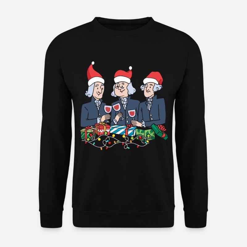 Washington July 4 Founding American - Unisex Sweatshirt - black