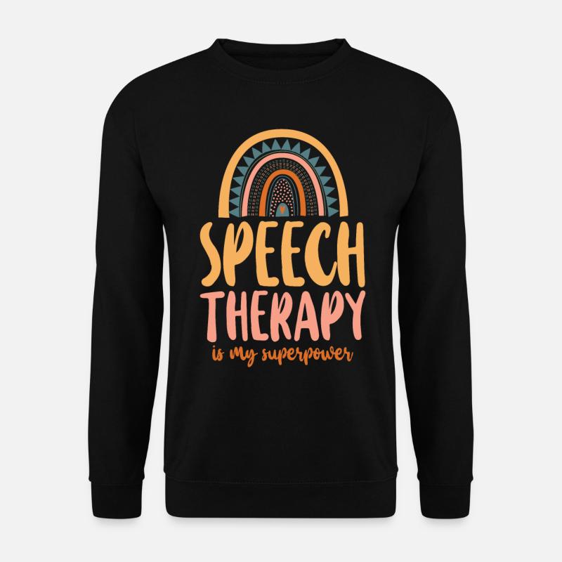 Speech Therapist Therapy Assistant - Unisex Sweatshirt - black