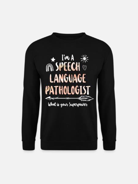 Speech Therapist Therapy Assistant - Unisex Pullover - Schwarz
