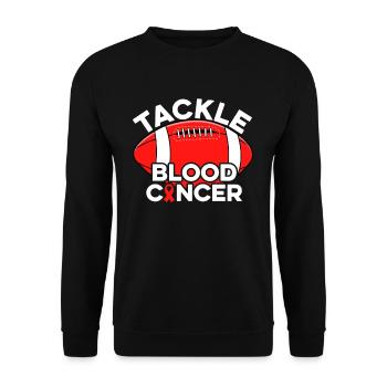 S’attaquer au cancer du sang Ruban rouge Cancer du sang - Sweat-shirt Unisexe - noir - Devant - Alina (178cm) & Michal (187cm)