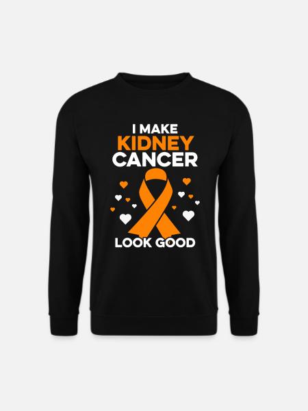 Ich lasse Nierenkrebs gut aussehen lustige Niere - Unisex Pullover - Schwarz