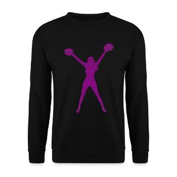 cheerleading - Unisex Pullover - Schwarz - Vorne - Alina (178cm) & Michal (187cm)