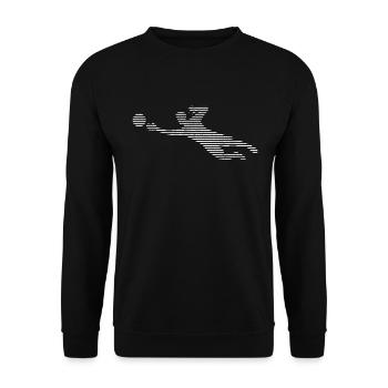 Goalkeeper - Unisex Sweatshirt - black - Front - Alina (178cm) & Michal (187cm)