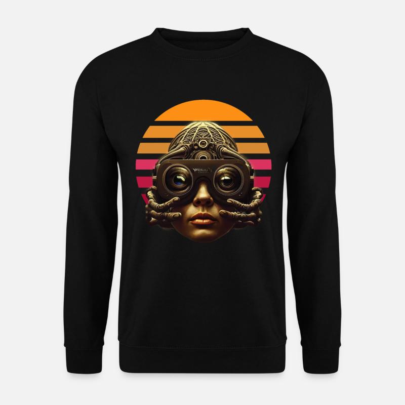 Virtual Reality Headset Future - Unisex Sweatshirt - black