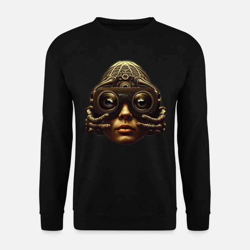 Virtual Reality Headset Future - Unisex Sweatshirt - black