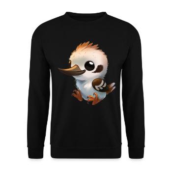 Bébé Kookaburra - Sweat-shirt Unisexe - noir - Devant - Alina (178cm) & Michal (187cm)