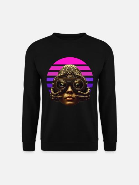 Virtual Reality Headset Future - Unisex Sweatshirt - black