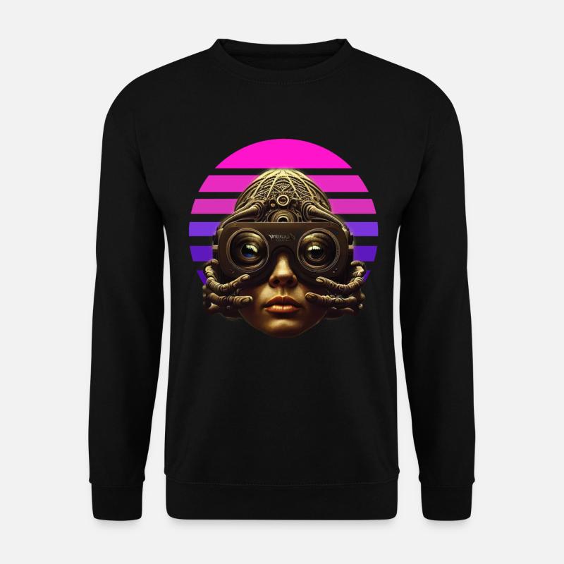 Virtual Reality Headset Future - Unisex Sweatshirt - black