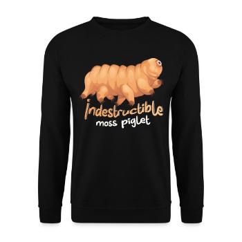 Unzerstörbares - Unisex Pullover - Schwarz - Vorne - Alina (178cm) & Michal (187cm)