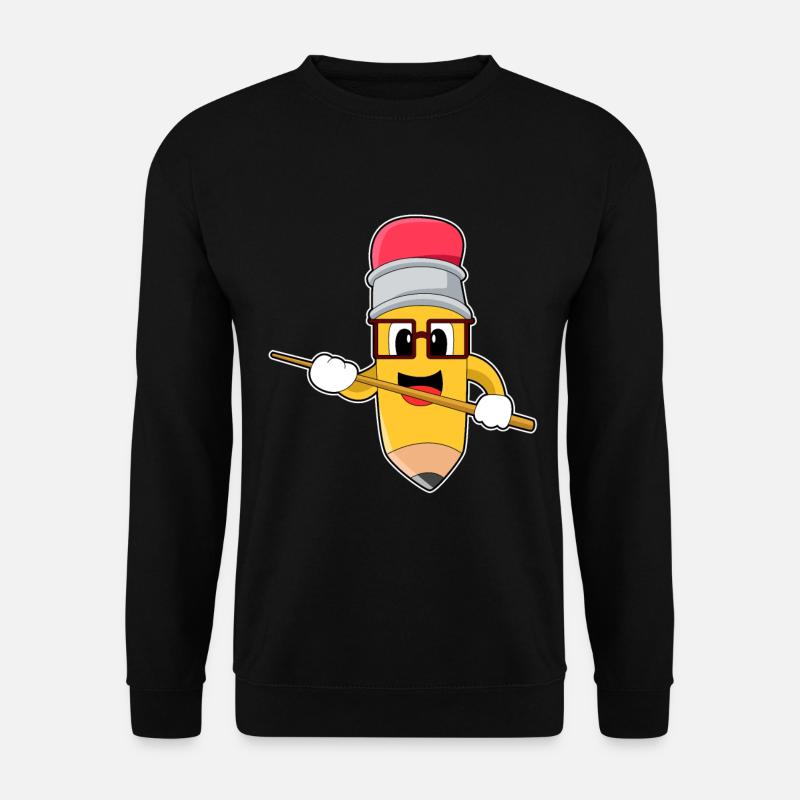 Pencil Teacher Pointer - Unisex Sweatshirt - black