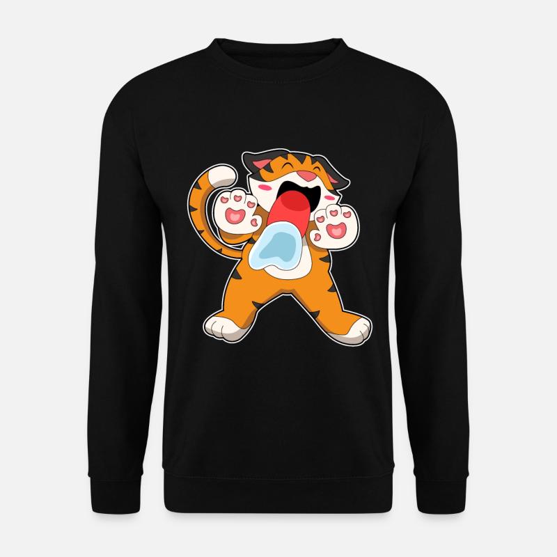 Drôle de tigre - Sweat-shirt Unisexe - noir