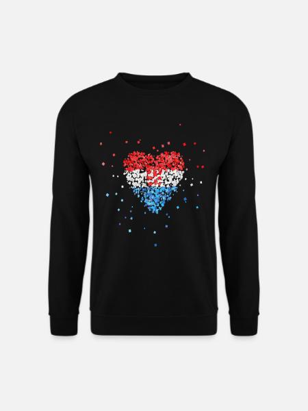 Hrvatska Kroatien Kroatienflagge Kroate Kroatin - Unisex Pullover - Schwarz